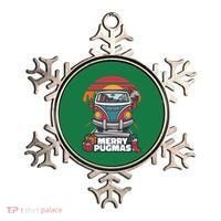 Retro Merry Pugmas Ornament thumb 0