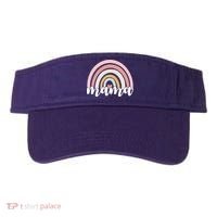 Retro Mama Pink Rainbow Cute Mothers Day Visor thumb 0