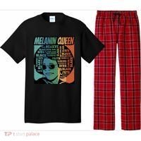 Retro Melanin Queen Quote Pajama Set thumb 0