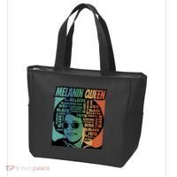 Retro Melanin Queen Quote Tote Bag thumb 3