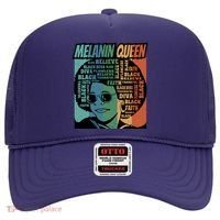 Retro Melanin Queen Quote Hat thumb 0