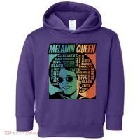 Retro Melanin Queen Quote Toddler Hoodie thumb 0