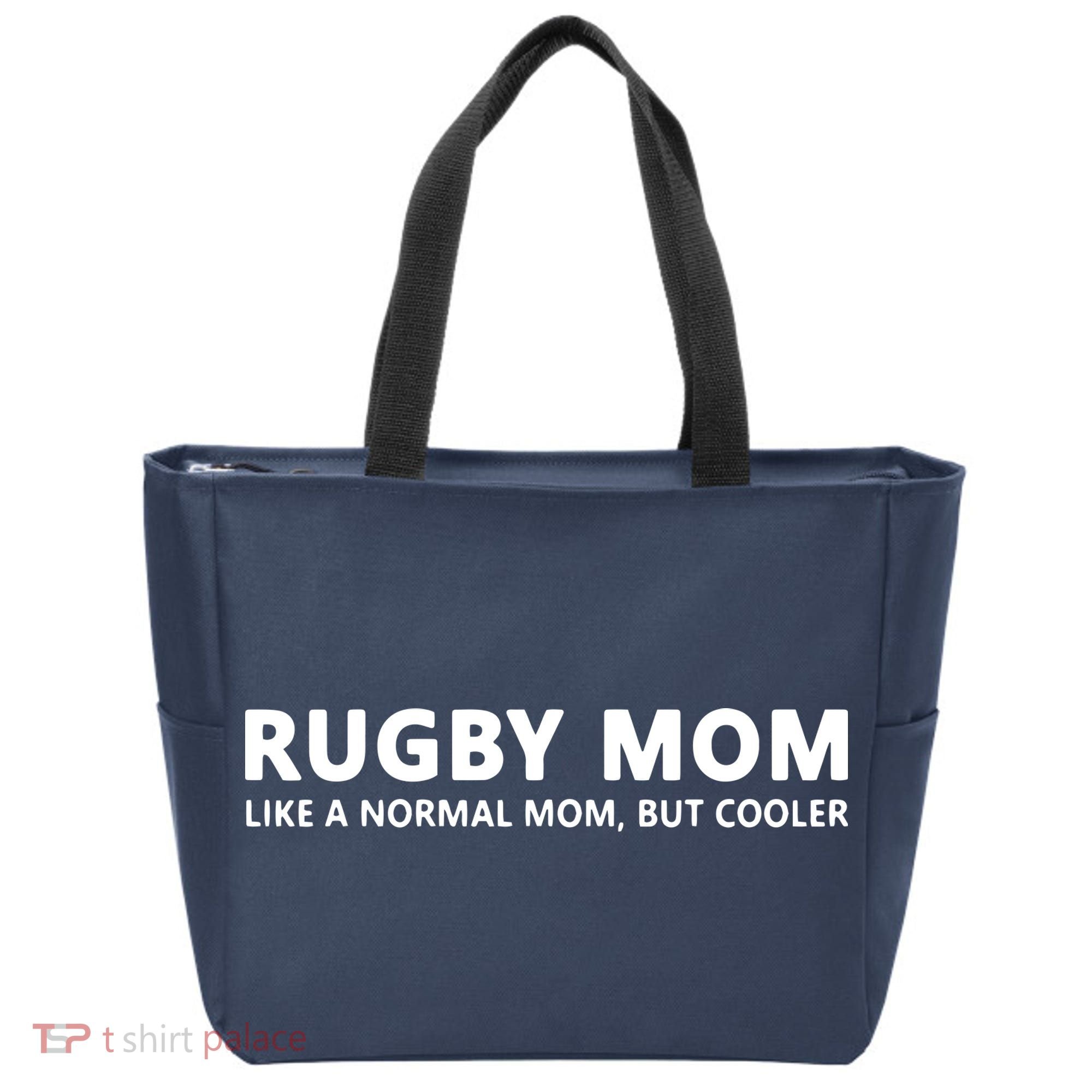 Rugby Mother Rugby Mom Tote Bag