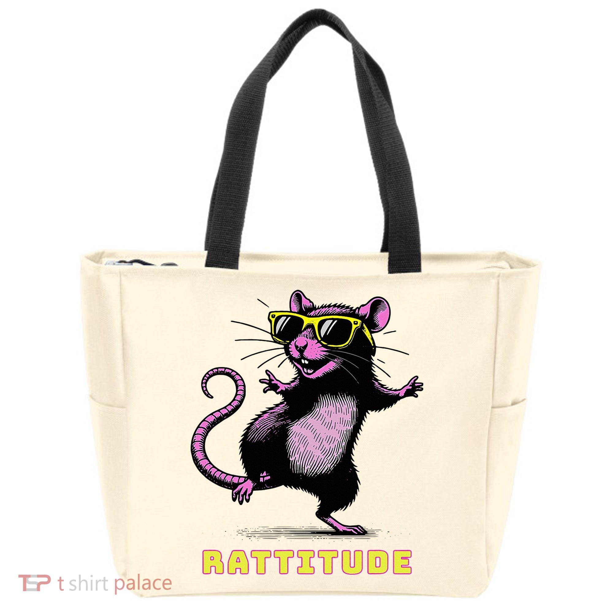Rat Meme Rattitude Rat Sunglasses Dancing Tote Bag