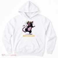 Rat Meme Rattitude Rat Sunglasses Dancing Hoodie thumb 0