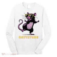 Rat Meme Rattitude Rat Sunglasses Dancing Long Sleeve Shirt thumb 0