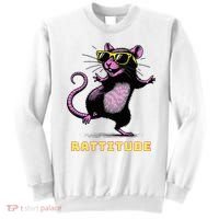 Rat Meme Rattitude Rat Sunglasses Dancing Sweatshirt thumb 0