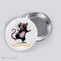 Rat Meme Rattitude Rat Sunglasses Dancing Button thumb 0