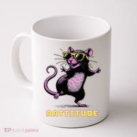 Rat Meme Rattitude Rat Sunglasses Dancing Coffee Mug thumb 0