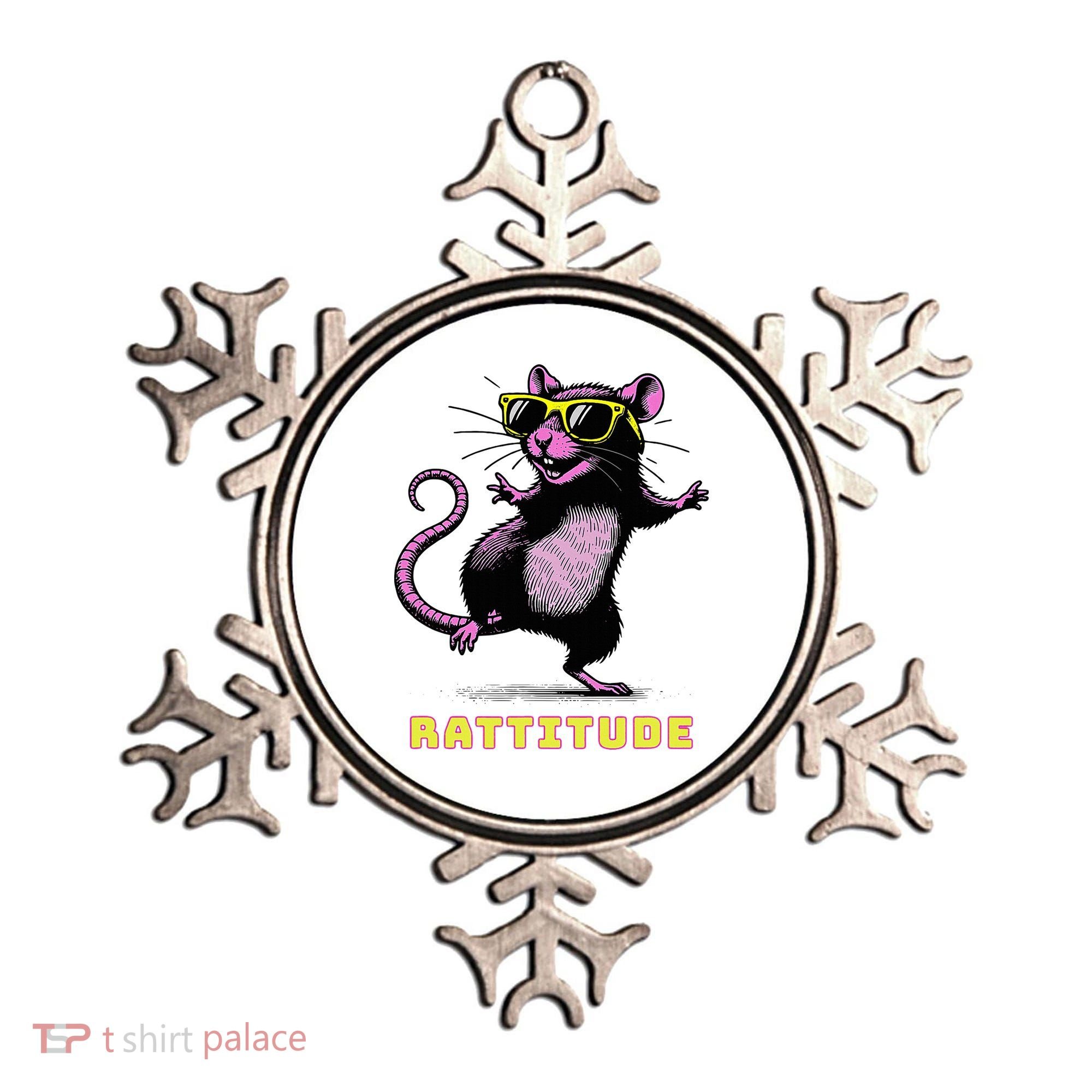 Rat Meme Rattitude Rat Sunglasses Dancing Ornament