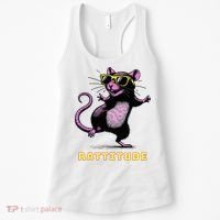 Rat Meme Rattitude Rat Sunglasses Dancing Women's Tank Top thumb 0