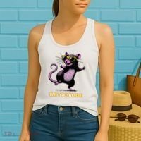 Rat Meme Rattitude Rat Sunglasses Dancing Women's Tank Top thumb 2