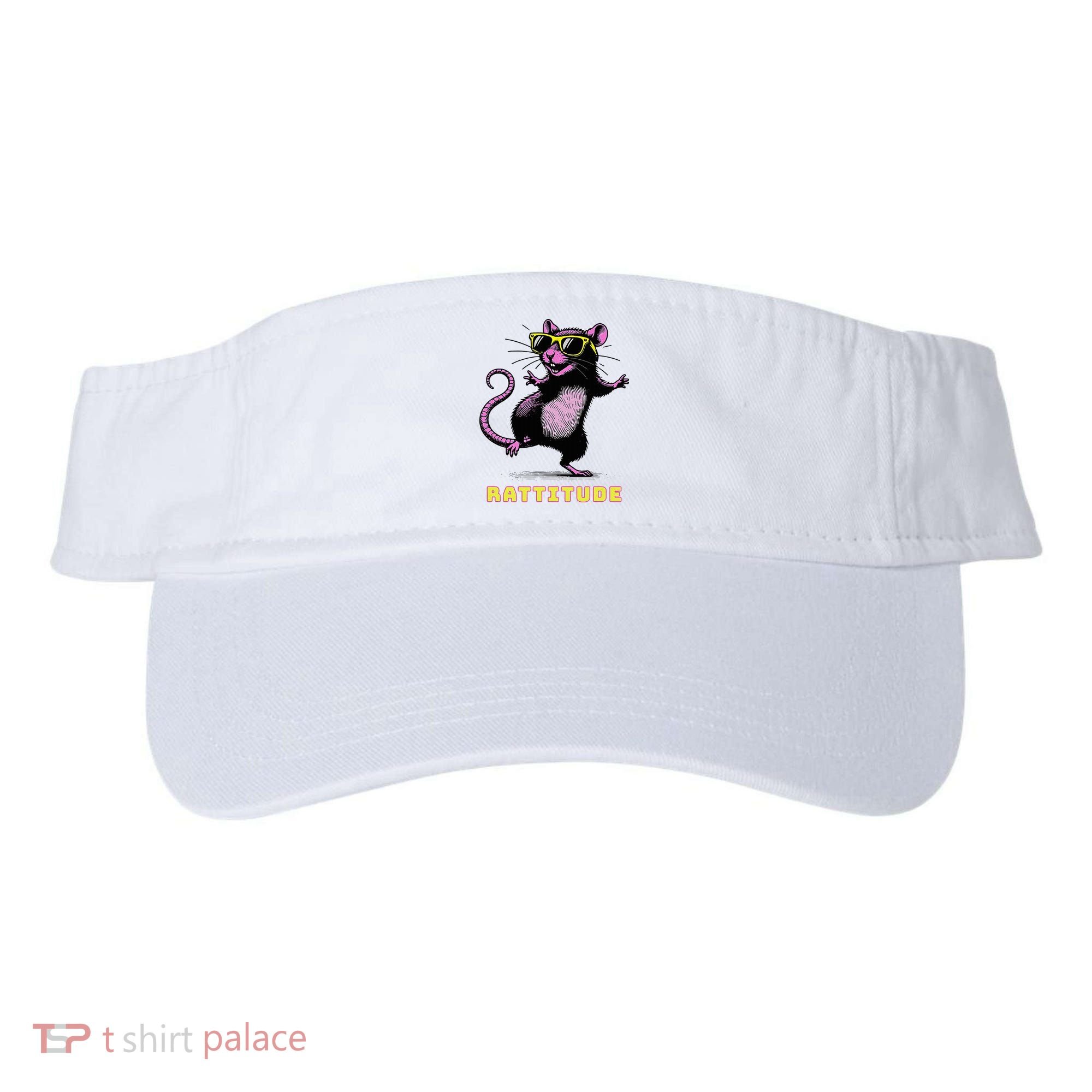 Rat Meme Rattitude Rat Sunglasses Dancing Visor