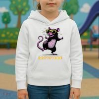 Rat Meme Rattitude Rat Sunglasses Dancing Kids Hoodie thumb 3