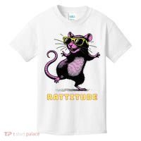 Rat Meme Rattitude Rat Sunglasses Dancing Kids T-Shirt thumb 0