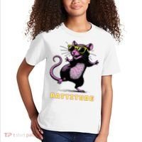 Rat Meme Rattitude Rat Sunglasses Dancing Kids T-Shirt thumb 2