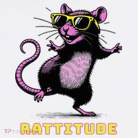 Rat Meme Rattitude Rat Sunglasses Dancing Kids T-Shirt thumb 4