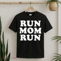 Run Mom Run Marathon Running Spectator T-Shirt thumb 2