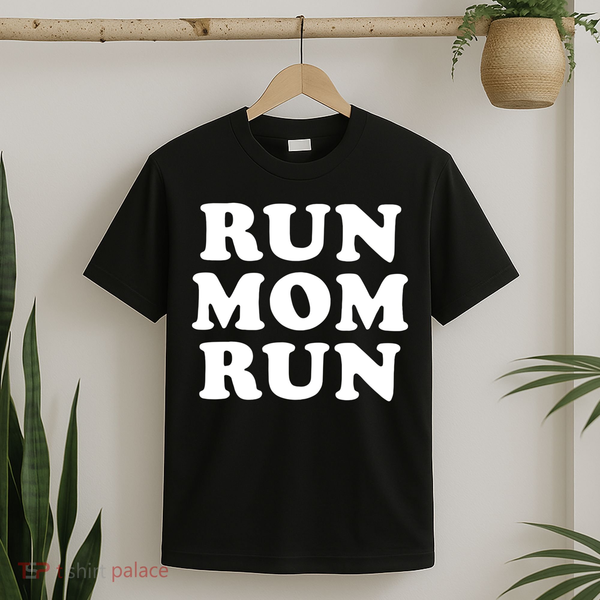 Run Mom Run Marathon Running Spectator T-Shirt