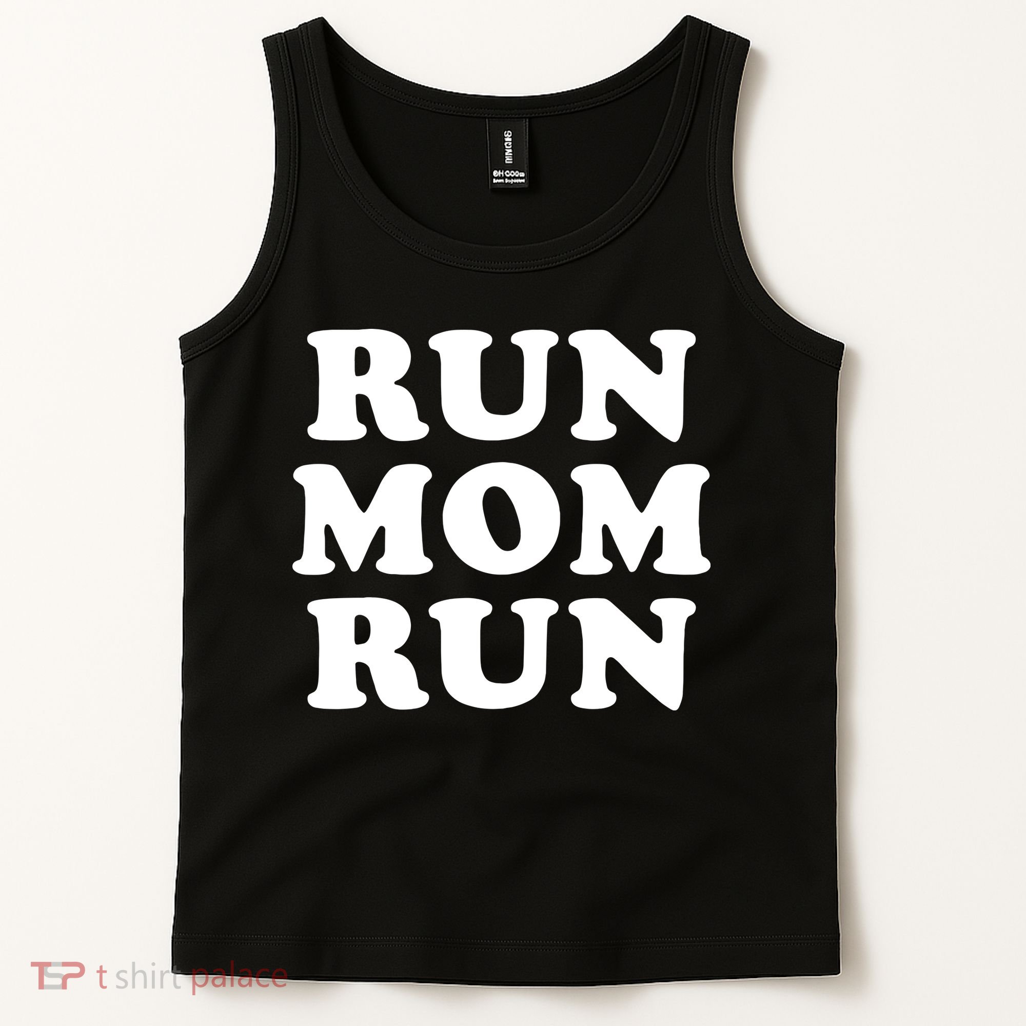Run Mom Run Marathon Running Spectator Tank Top