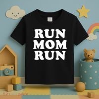 Run Mom Run Marathon Running Spectator Toddler T-Shirt thumb 3