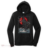 Red Moon Raven Graphic Black Crow Women's Hoodie thumb 0
