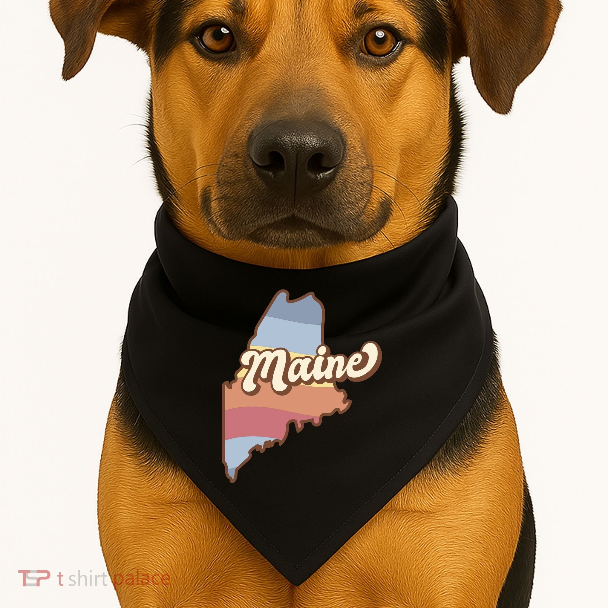Retro Maine USA-Made Doggie Bandana