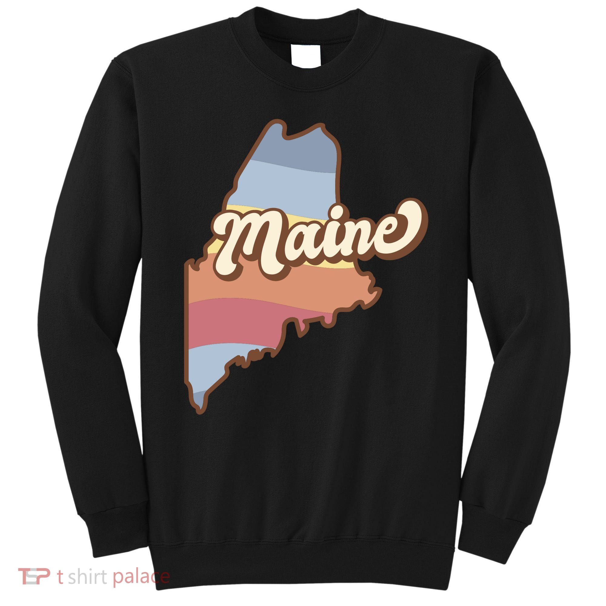 Retro Maine Sweatshirt