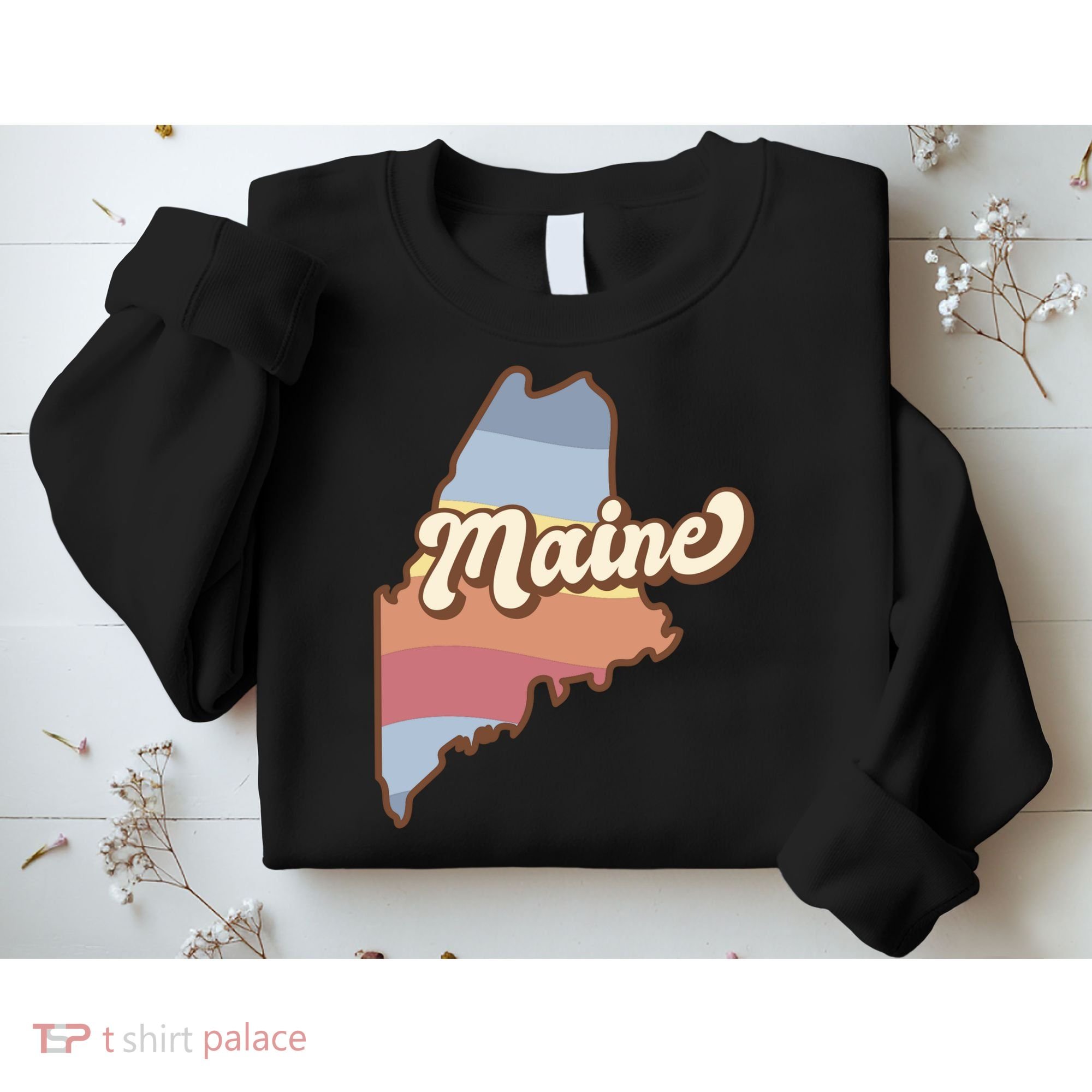 Retro Maine Sweatshirt