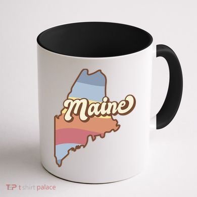 Retro Maine Coffee Mug back