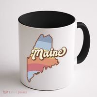 Retro Maine Coffee Mug thumb 1