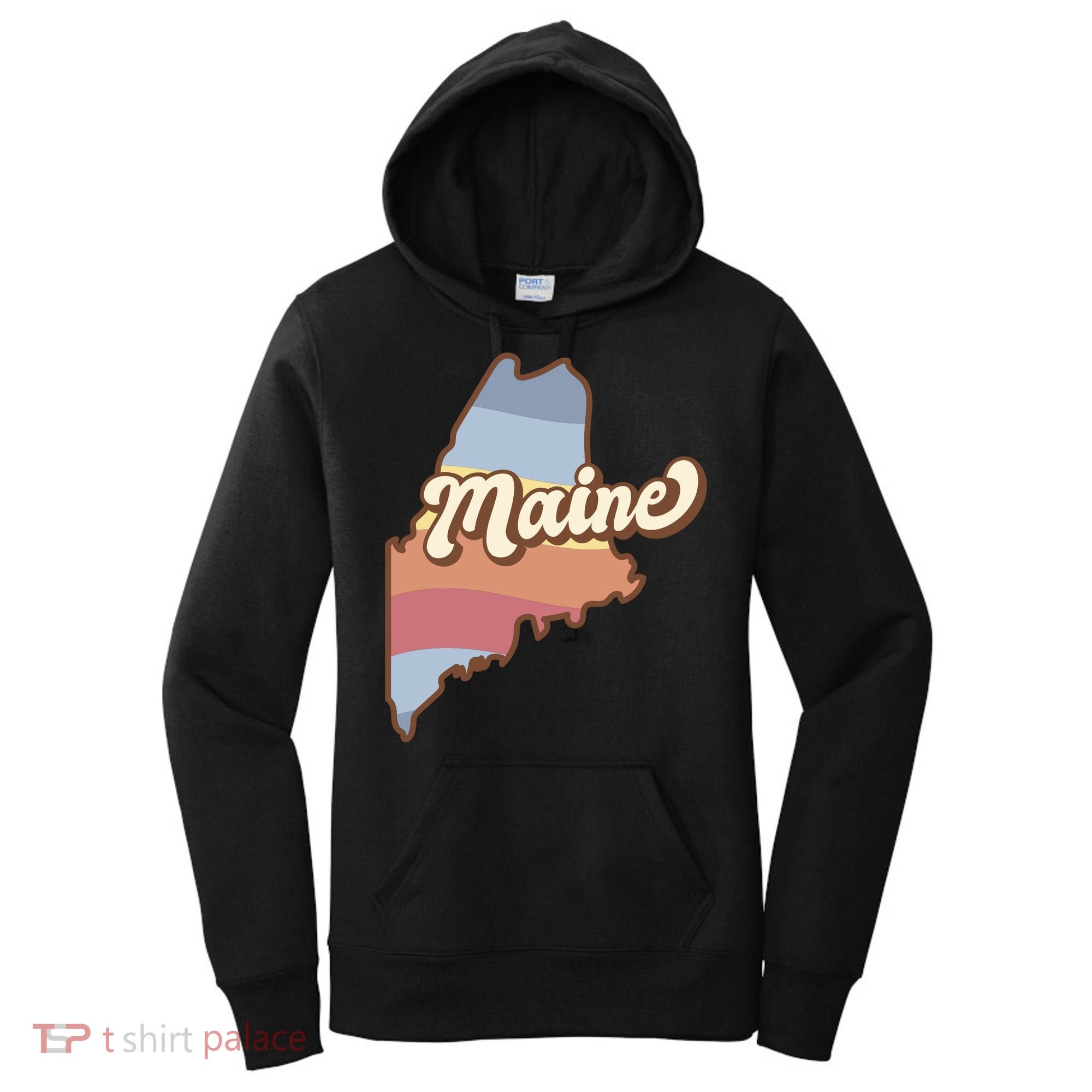 Retro Maine Women's Hoodie