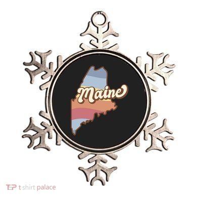 Retro Maine Ornament