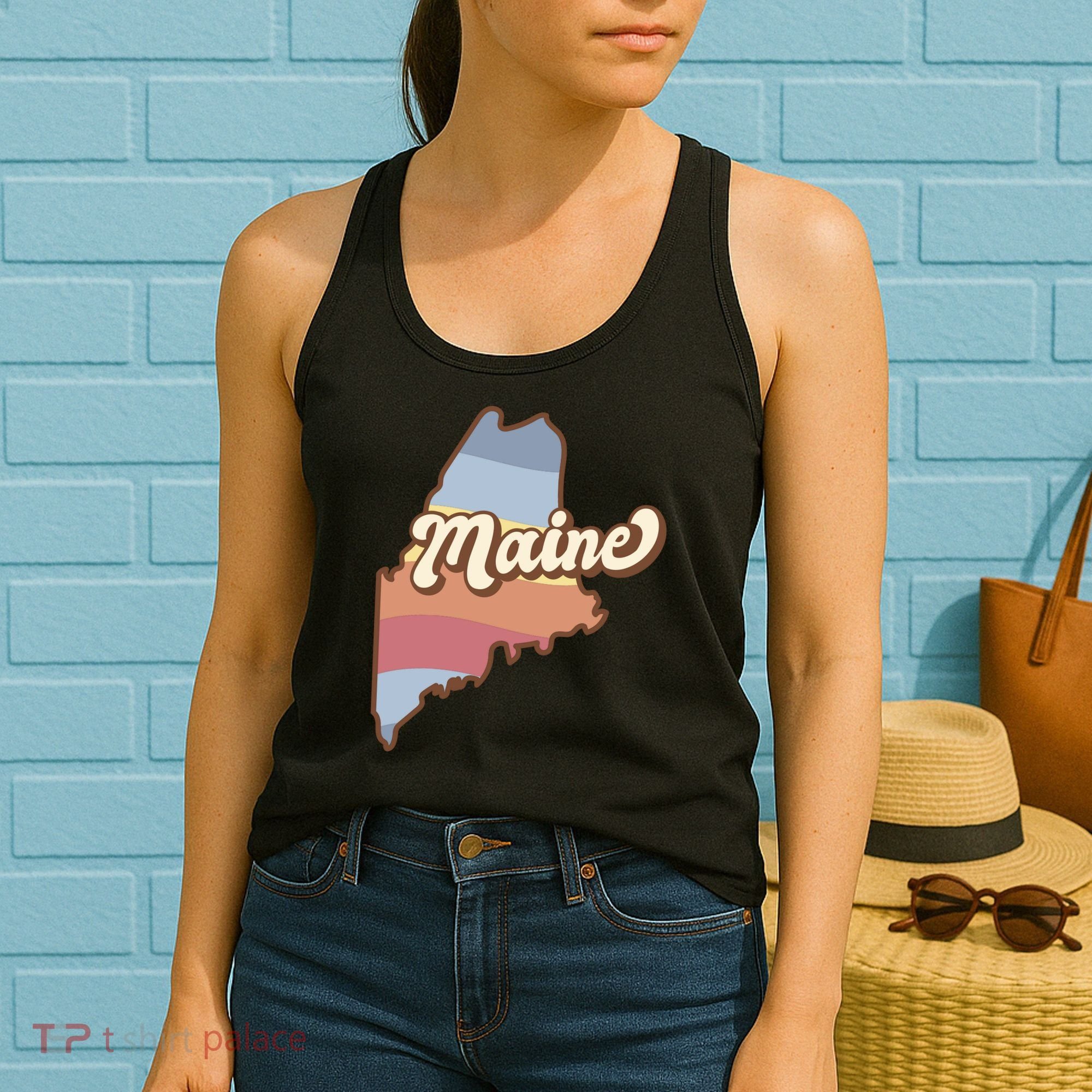 Retro Maine Women's Tank Top