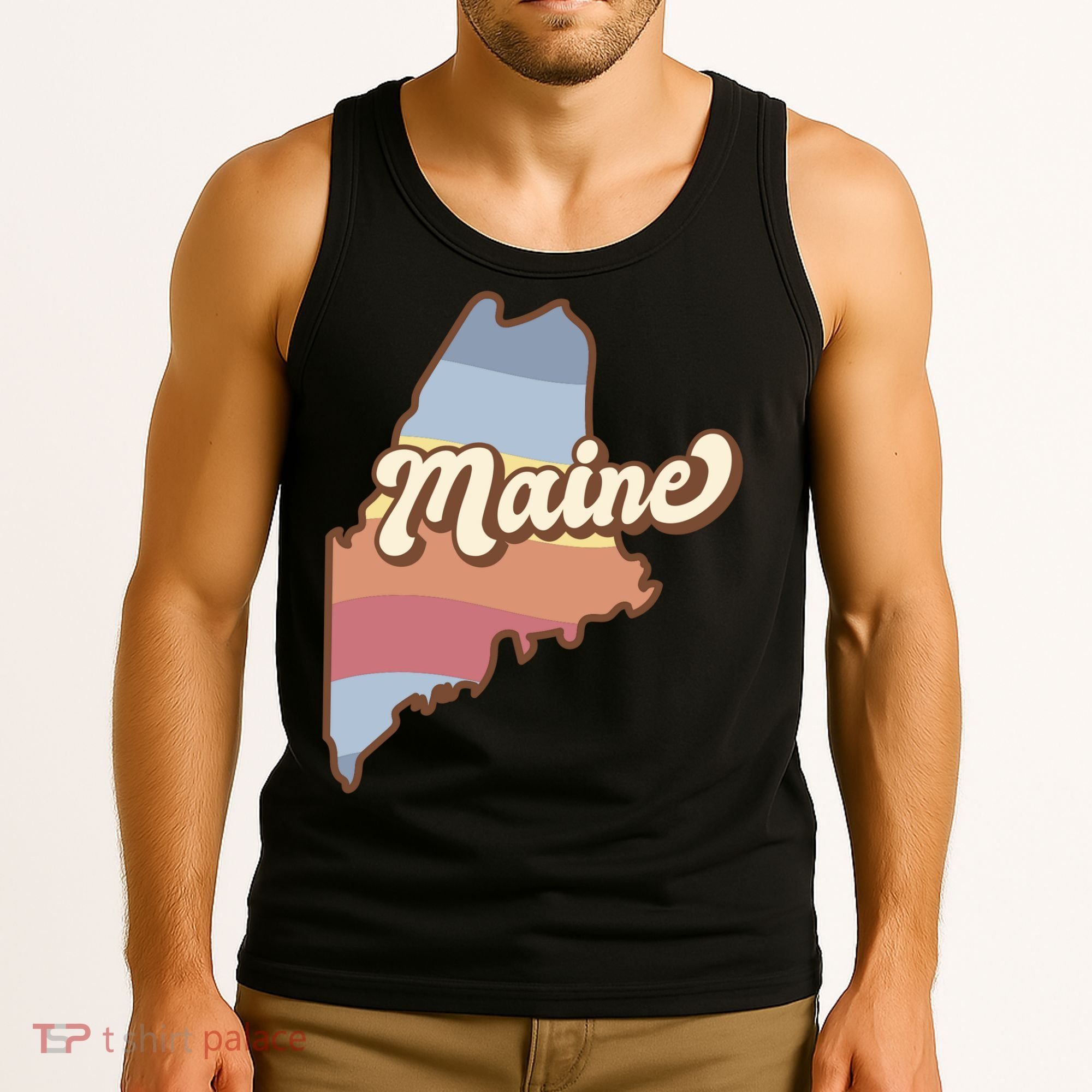 Retro Maine Tank Top