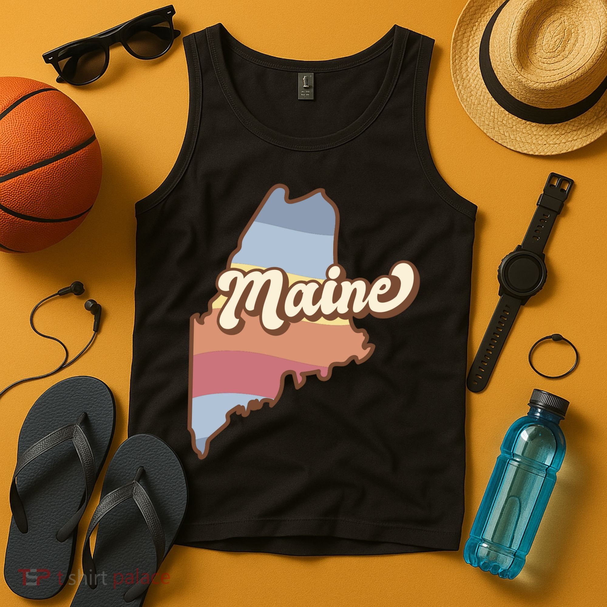 Retro Maine Tank Top