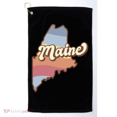 Retro Maine Golf Towel