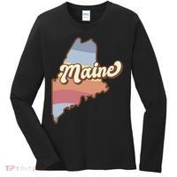 Retro Maine Women's Long Sleeve Shirt thumb 0