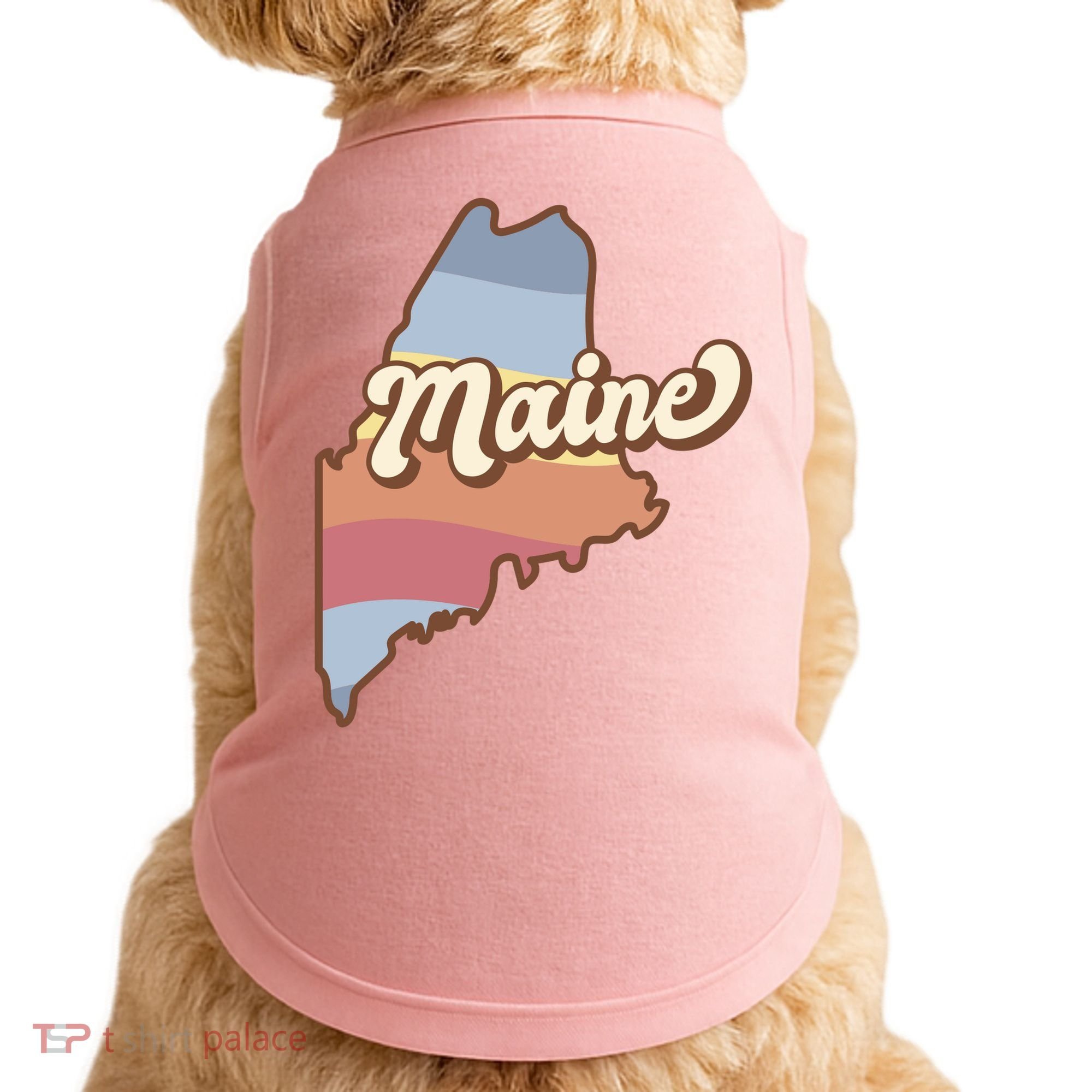 Retro Maine Doggie Tank