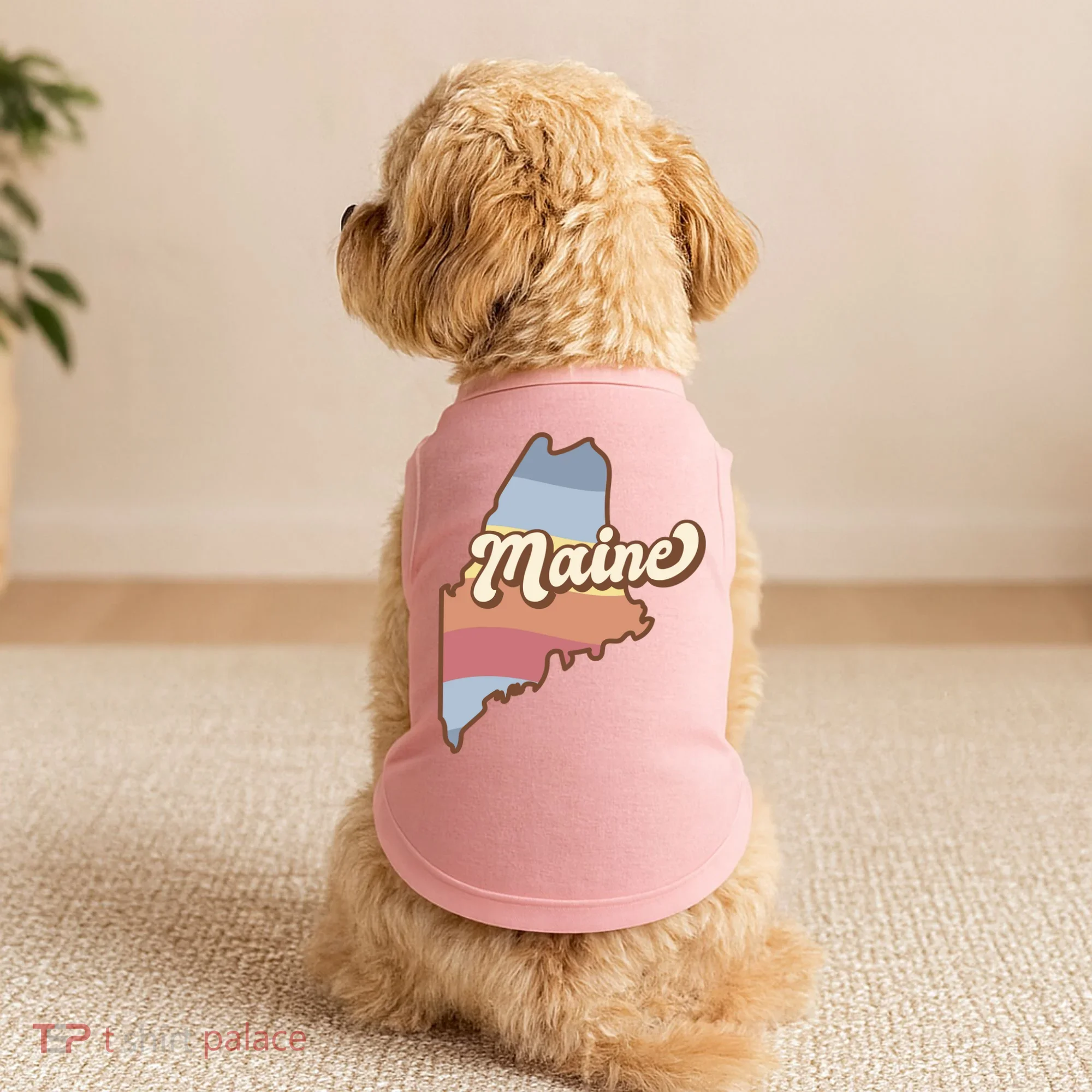 Retro Maine Doggie Tank