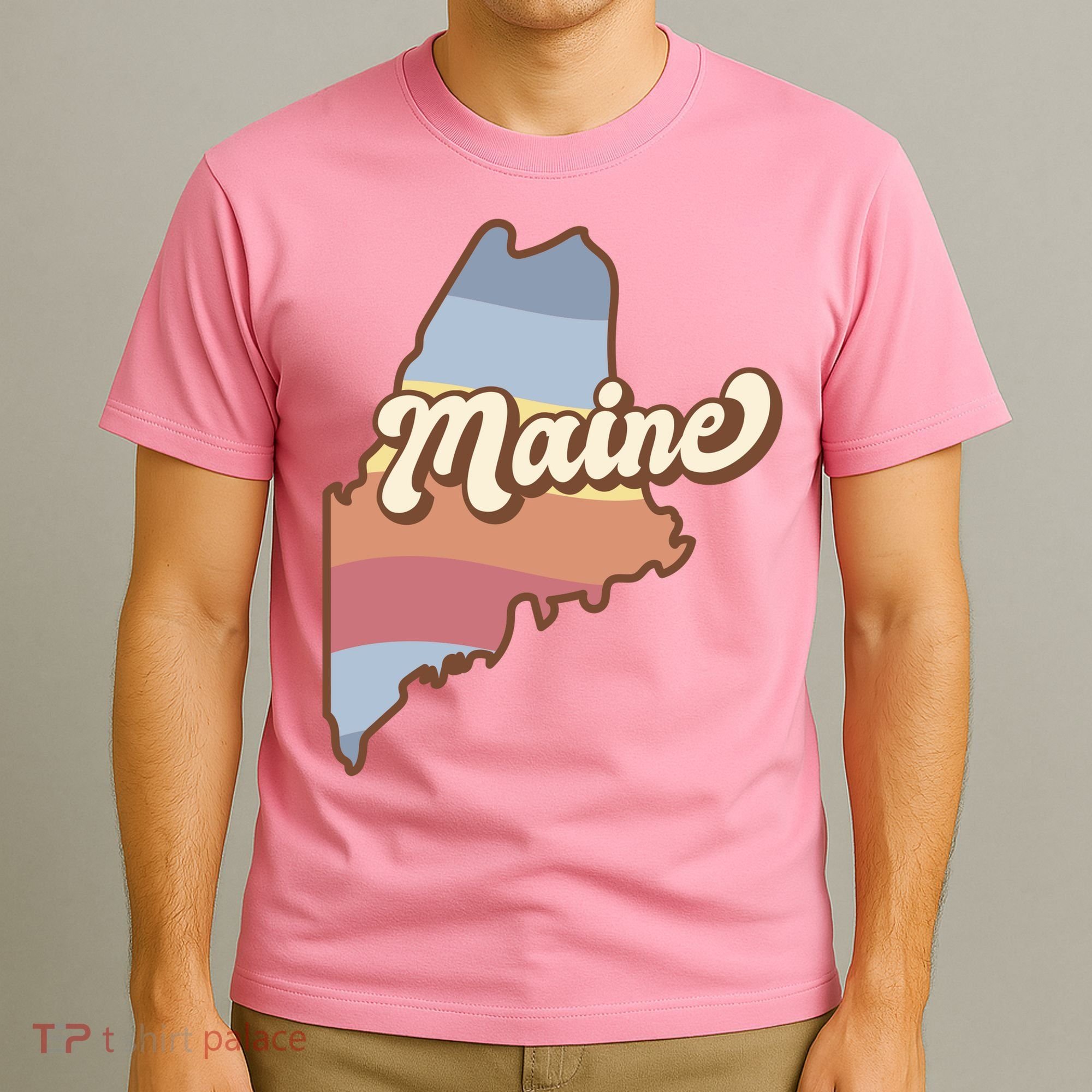 Retro Maine T-Shirt