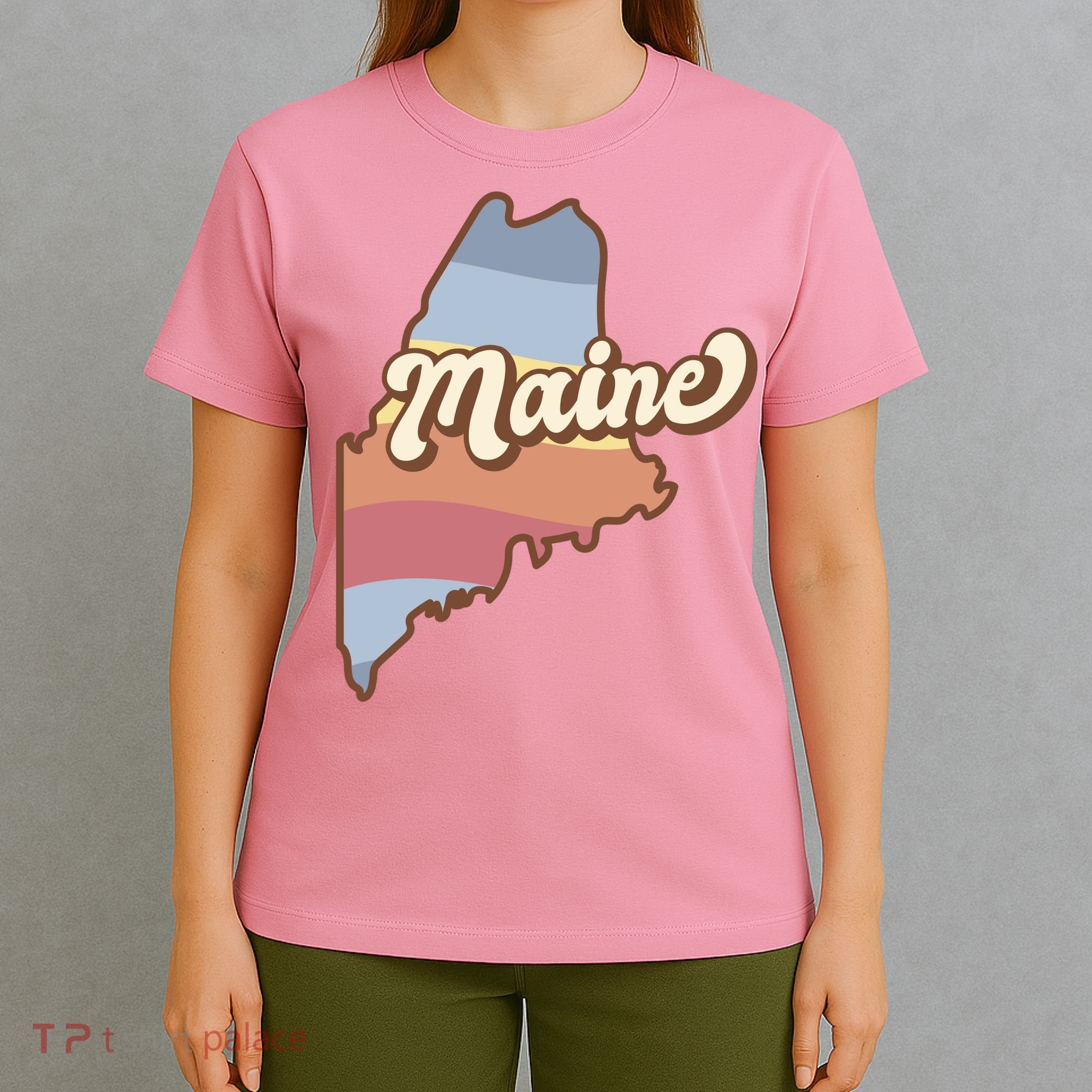 Retro Maine T-Shirt