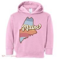 Retro Maine Toddler Hoodie thumb 0