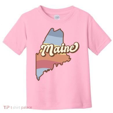 Retro Maine Toddler T-Shirt
