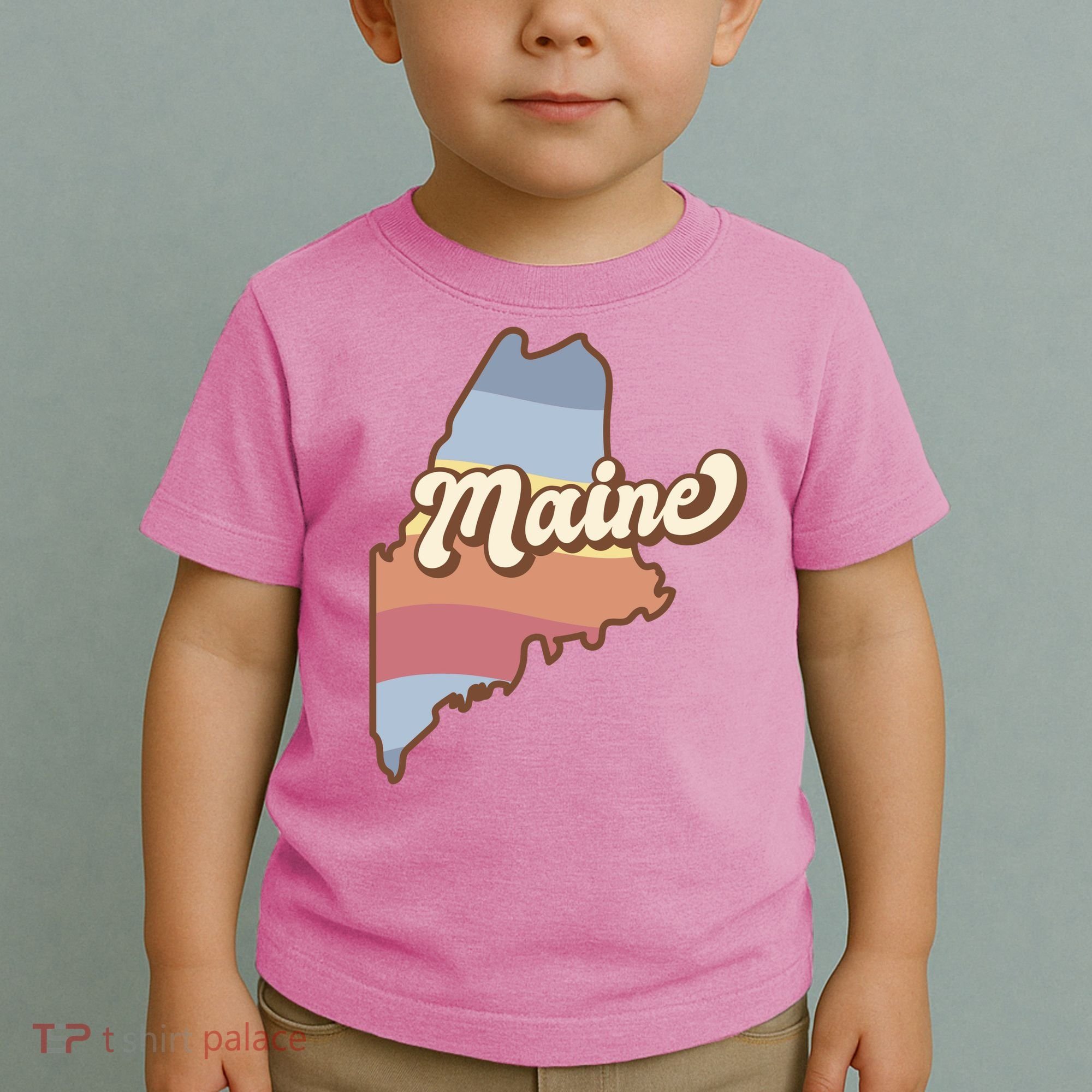 Retro Maine Toddler T-Shirt