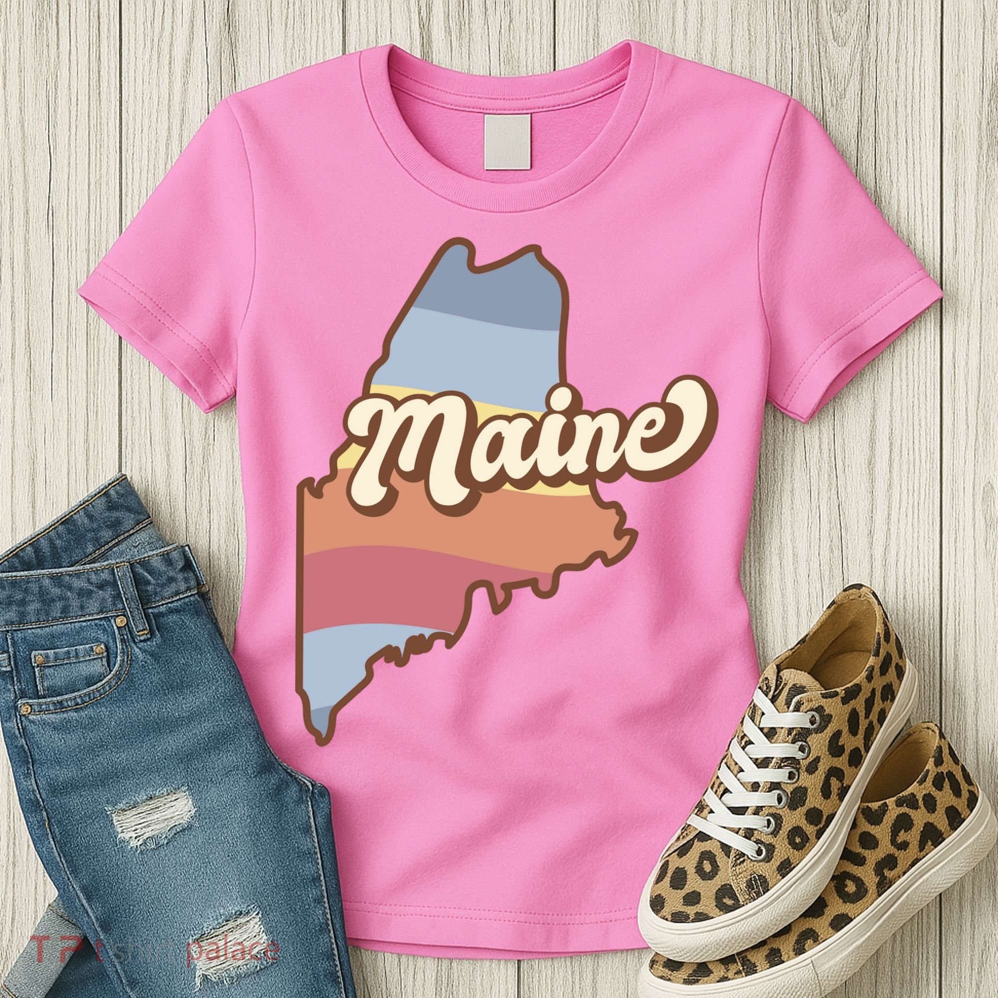 Retro Maine Women's T-Shirt