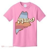 Retro Maine Kids T-Shirt thumb 0