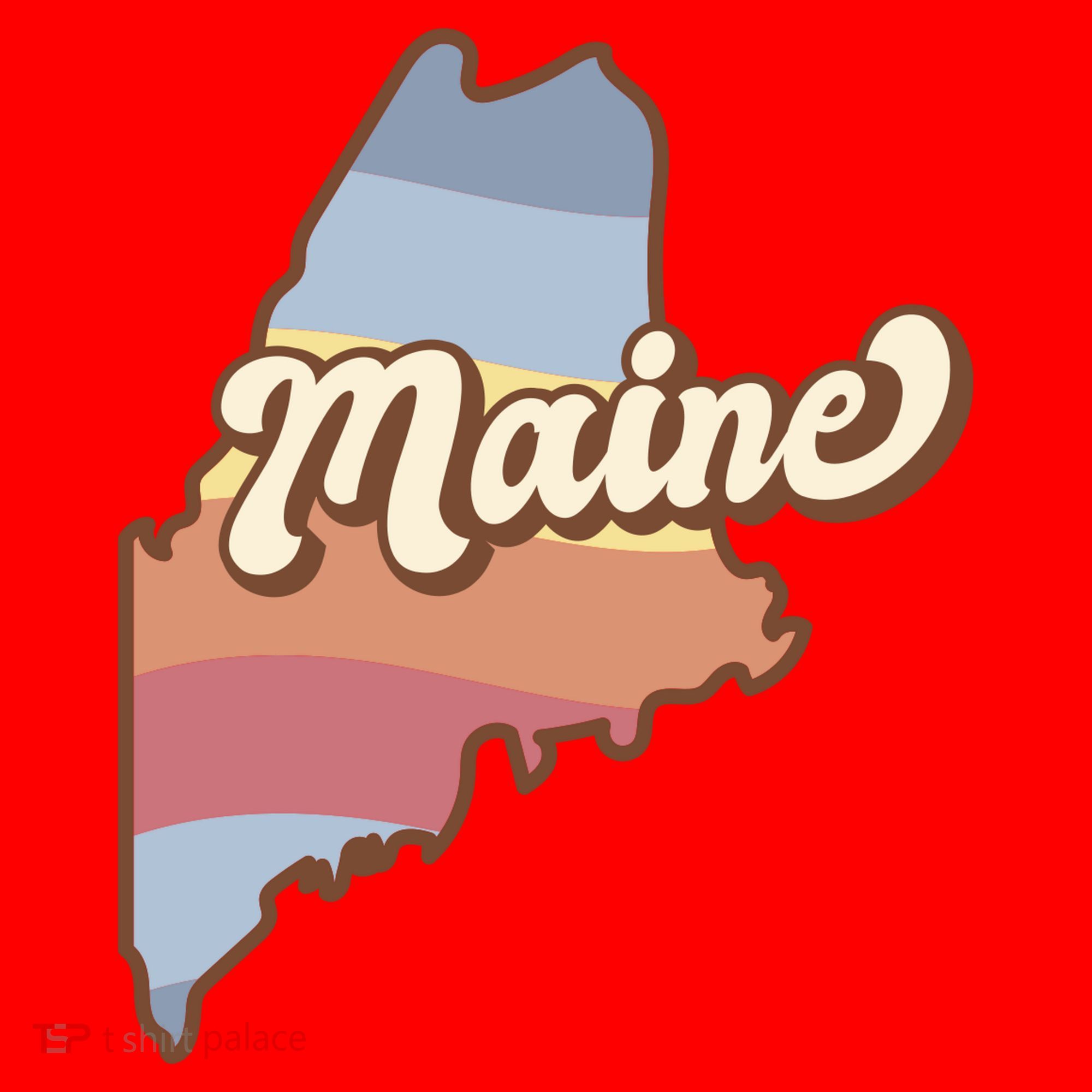 Retro Maine Santa Hat