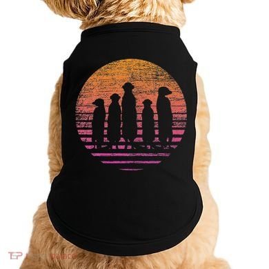 Retro Meerkat Doggie Tank