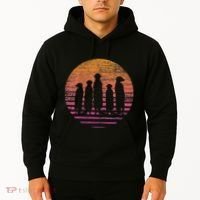 Retro Meerkat Hoodie thumb 2